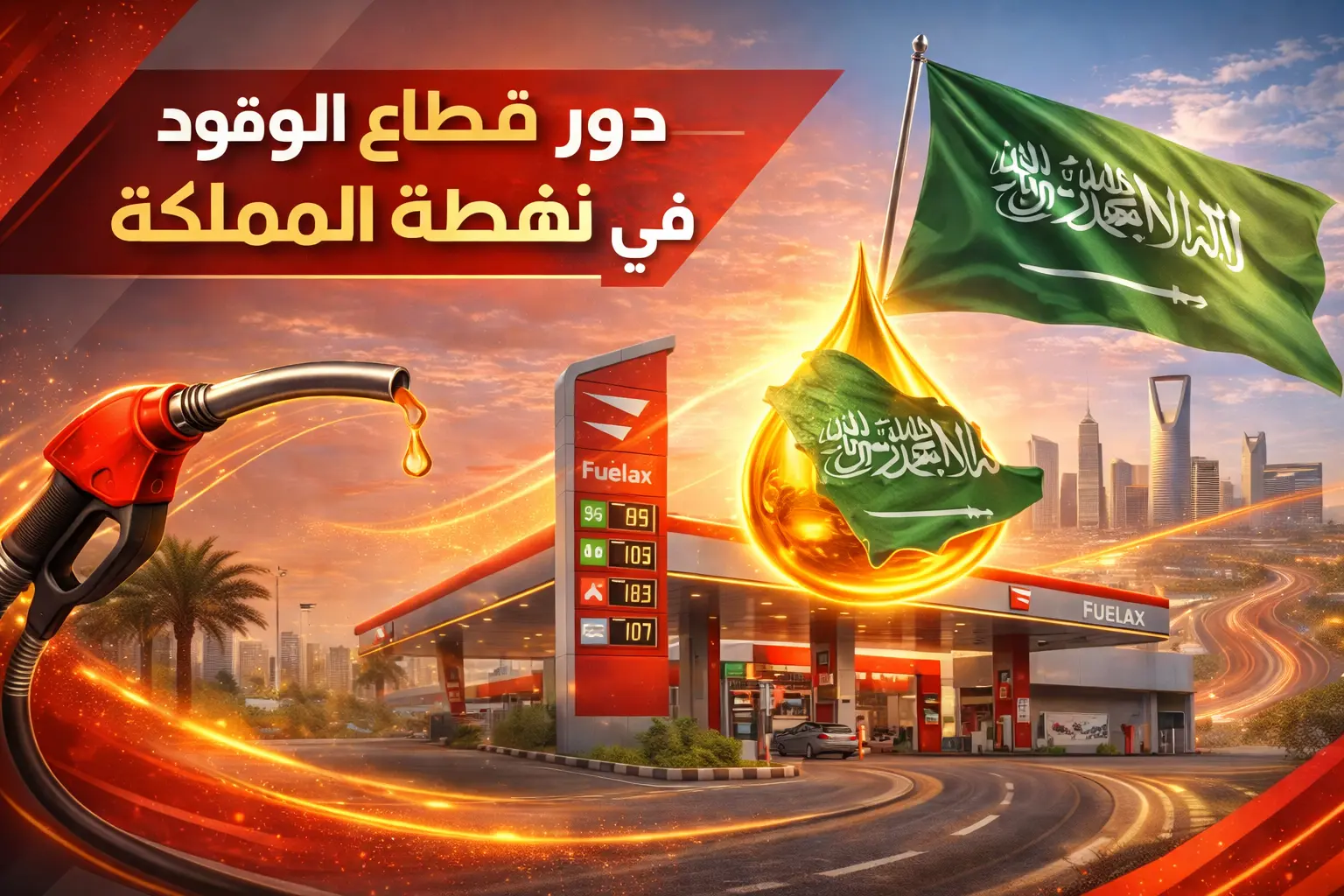 دور قطاع الوقود في نهضة المملكة