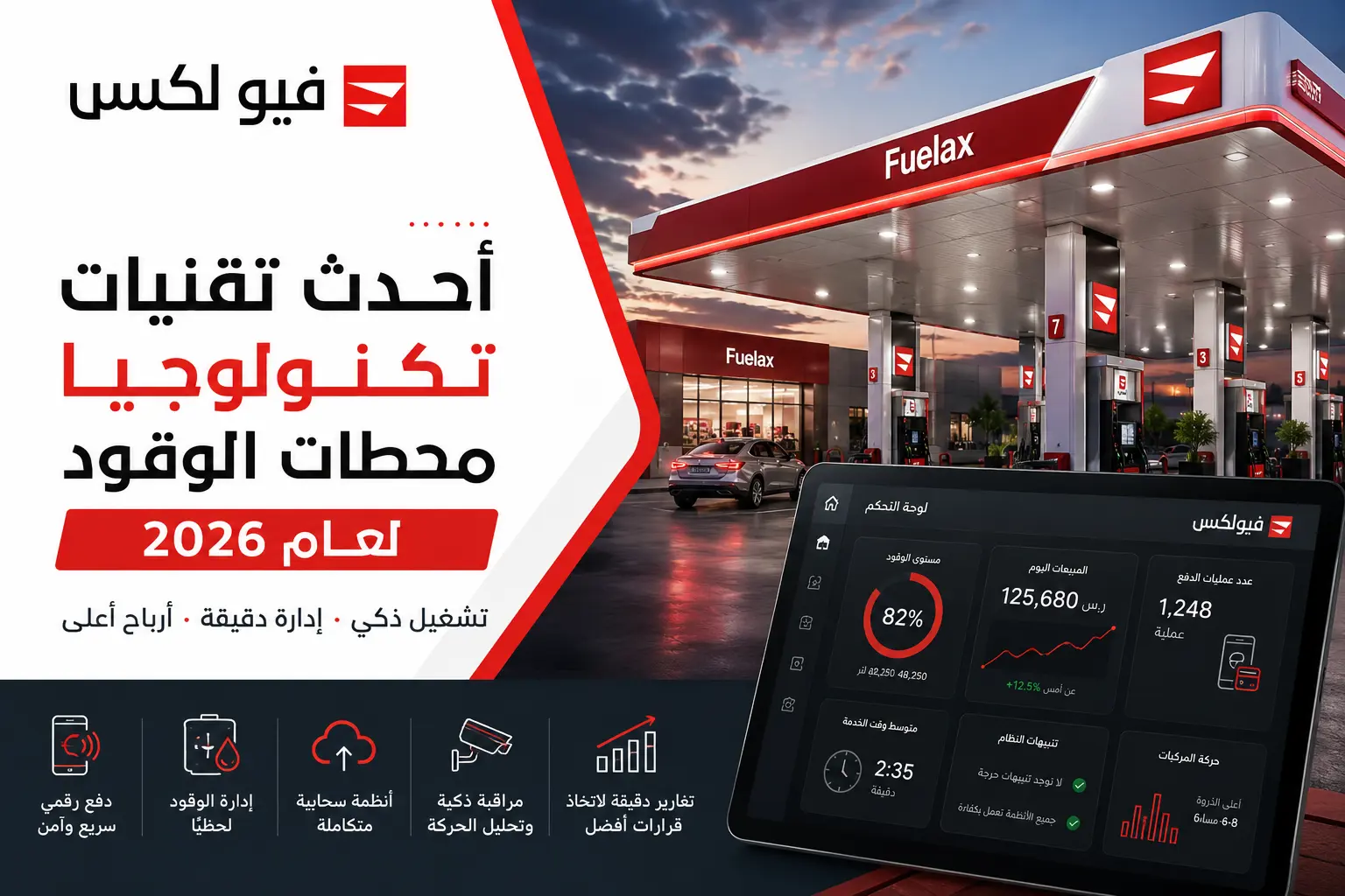 أحدث تقنيات تكنولوجيا محطات الوقود